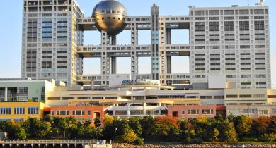 Fuji television building, Tokyo, Japan