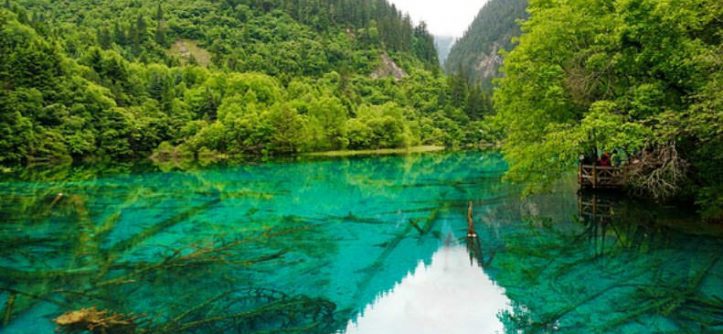 Five-Flower Lake, Sichuan, China
