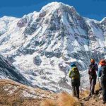 Mt Annapurna Massif in Nepal