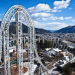 Dodonpa, 107 miles per hour, Fuji-Q Highland Amusement Park, Yamanashi, Japan