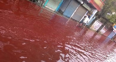 Red Rain in Kerala (India)