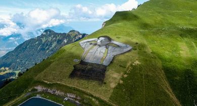 graffite on Mountain