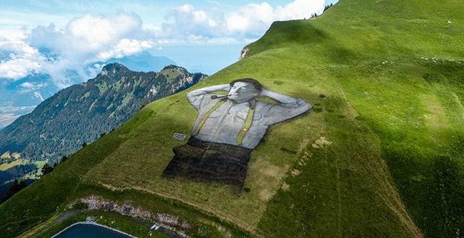 graffite on Mountain