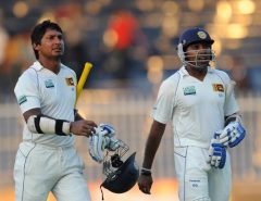 Sri Lanka's batsman Kumar Sangakkara